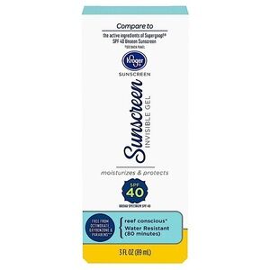 Kroger Invisible Gel Sunscreen 3oz
